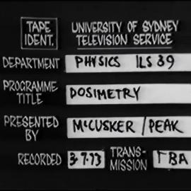 Radiation (Series 5) - Dosimetry (Episode 5)