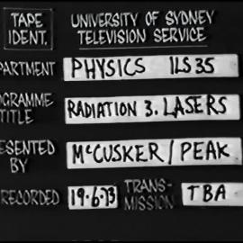 Radiation (Series 5) - Lasers (Episode 8)