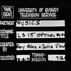 Optics (Series 4) - First Version - Optical Systems
