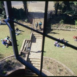 Students Relaxing in Manning Garden