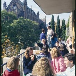 Students Relaxing in Student Union