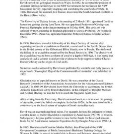 David, Tannatt William Edgeworth Finding Aid