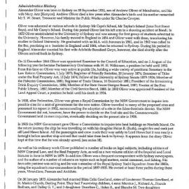 Oliver, Alexander Finding Aid