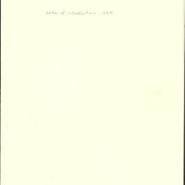 Letter of Introduction for AR Radcliffe Brown