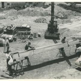 Tests on the Mills Cross Radio Telescope Prototype at St Leonard's Brick Pit
