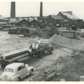 Tests on the Mills Cross Radio Telescope Prototype at St Leonard's Brick Pit