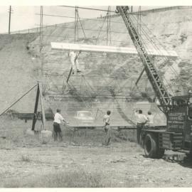 Tests on the Mills Cross Radio Telescope Prototype at St Leonard's Brick Pit