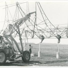 Mills Cross Radio Telescope Construction