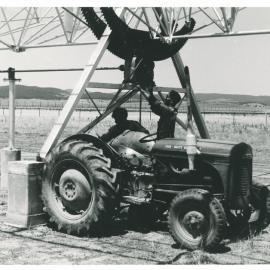 Mills Cross Radio Telescope Construction