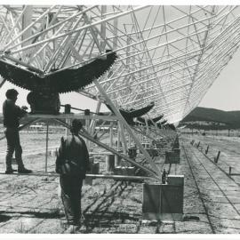 Mills Cross Radio Telescope Construction