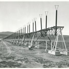 Mills Cross Radio Telescope Construction