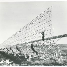 Mills Cross Radio Telescope Construction