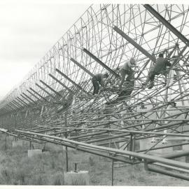 Mills Cross Radio Telescope Construction
