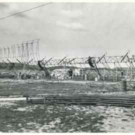 Mills Cross Radio Telescope Construction