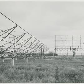 Mills Cross Radio Telescope Construction