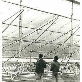 Mills Cross Radio Telescope Construction