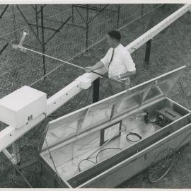 Working on the Mills Cross Radio Telescope