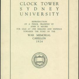 Reproduction of Pencil Drawing of Clock Tower by John D Moore