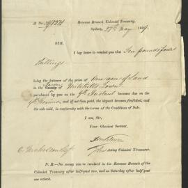 Invoices from the Colonial Treasurer
