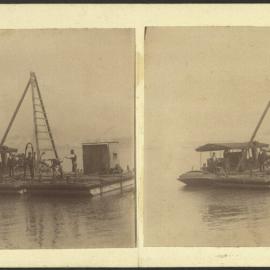Funafuti Expedition Boring Punt at Sydney Harbour