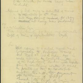 Draft Correspondence Written by TWE David to Royal Society of London and Royal Geographic Society