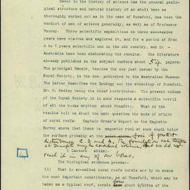 Funafuti Expedition Summary of Results