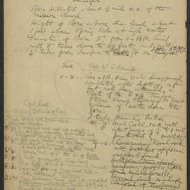 Notebook with Details of Diamond Drill Bore at Funafuti