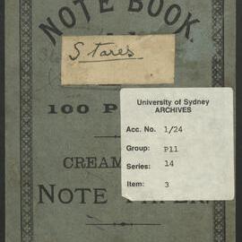 Stores Book for Funafuti Expedition