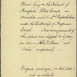 Inventory of Diamond Drill