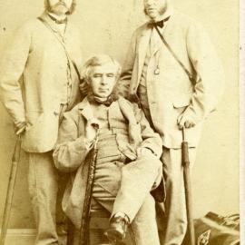 Sir Charles Nicholson with Two Men