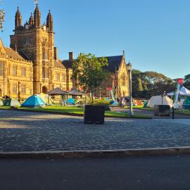 Pro-Palestinian Protest Encampment