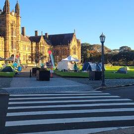 Pro-Palestinian Protest Encampment