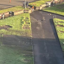 Pro-Palestinian Protest Encampment - Front Lawns After Removal of Tents