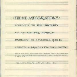 Themes and Variations by Kenneth M Branch