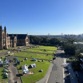 Pro-Palestinian Protest Encampment