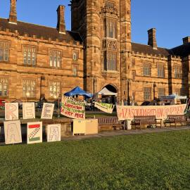 Pro-Palestinian Protest Encampment