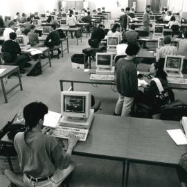 Economics Students at Computers