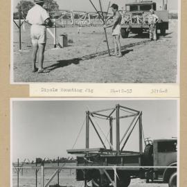 Construction of the Fleurs Cross and Radioastronomy Field Station - Dipole Mounting Jig and Working Platform