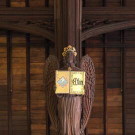 Great Hall Roof, with Angel Holding Ethica Book