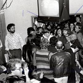 Demonstration in the Carslaw Lecture Theatre Against Lecture by Professor Eysenck