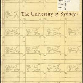 The University of Sydney: A Description