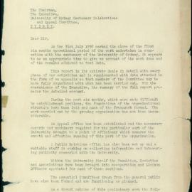 Report of the Director of the Centenary Celebrations Committee