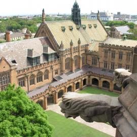 Elevated View of the Centre of the Quadrangle