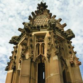 Section of Quadrangle Clock Tower