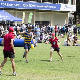 International Students Event with Sydney Swans Playing AFL at The Square 