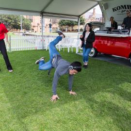 Silent Disco for Pave The Way Fundraiser on Front Lawn