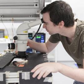 Student in Sydney Nanoscience Hub 