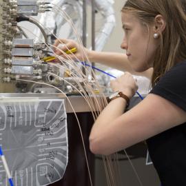 Student in Sydney Nanoscience Hub 
