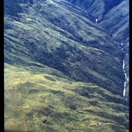 Aerial View of Mountainside and River