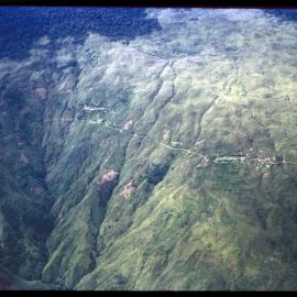 Aerial View of Mountain and Villages